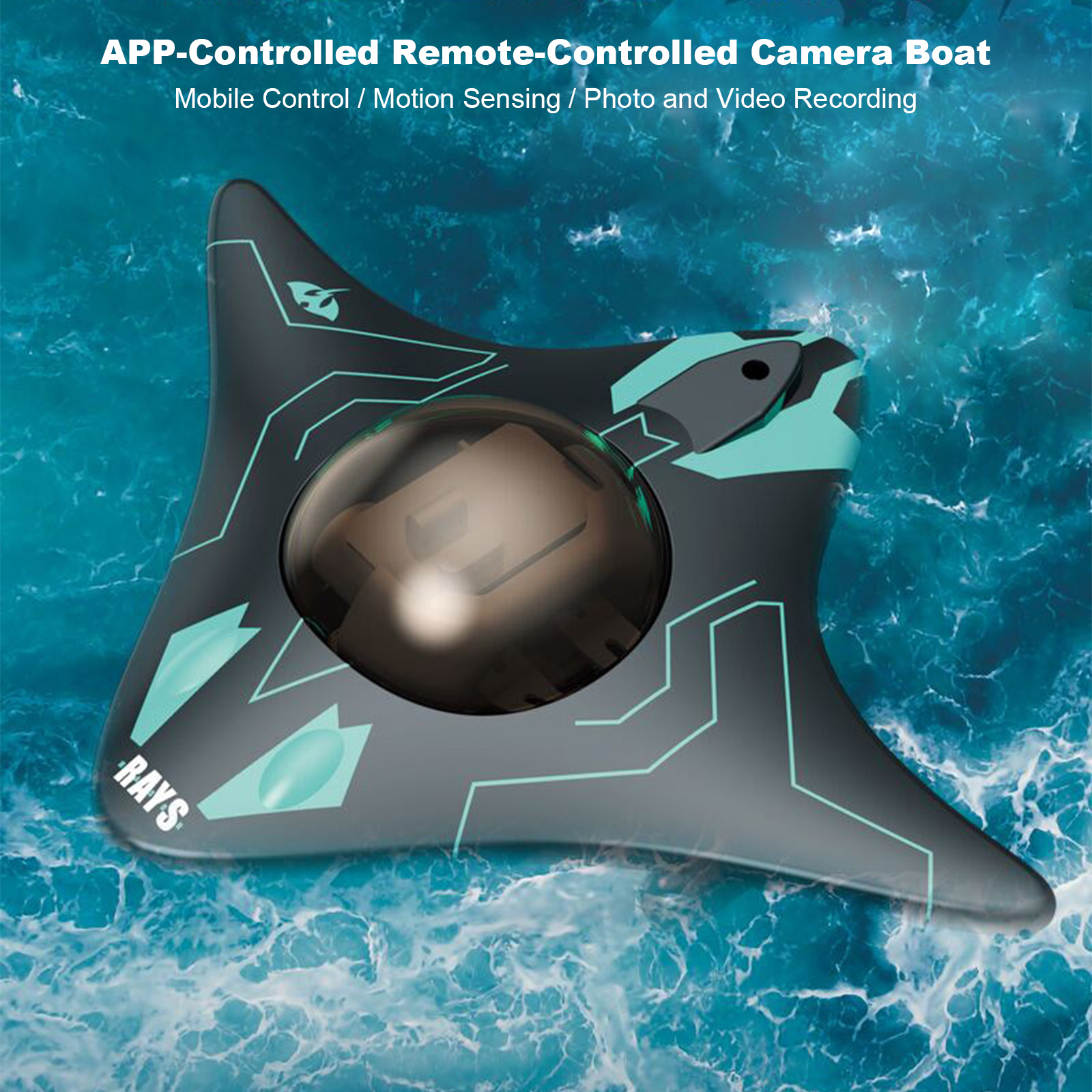 RC Boat with Camera App Contro - مراجعة Drone Camera Waterproof وسعره