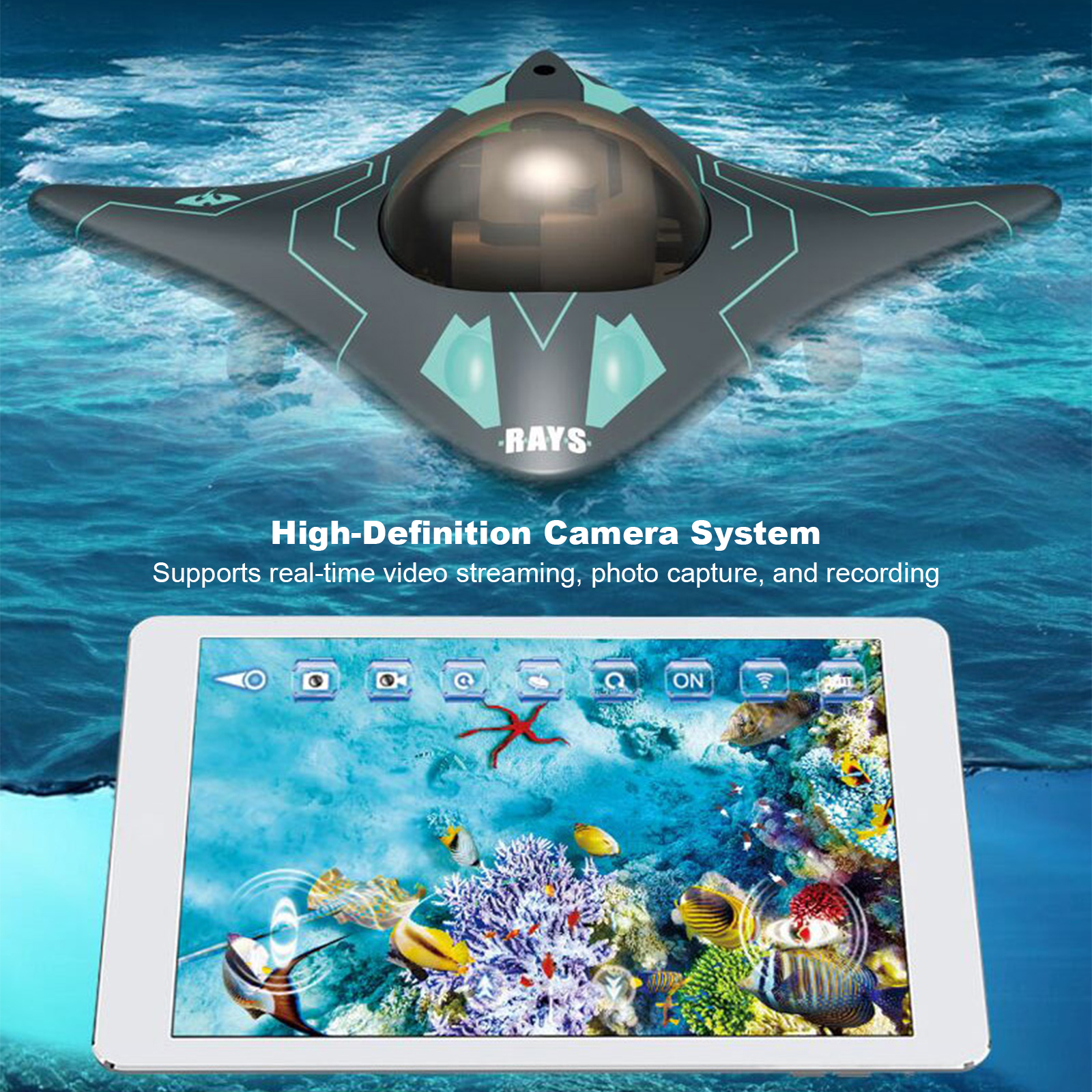 RC Boat with Camera App Contro - مراجعة Drone Camera Waterproof وسعره
