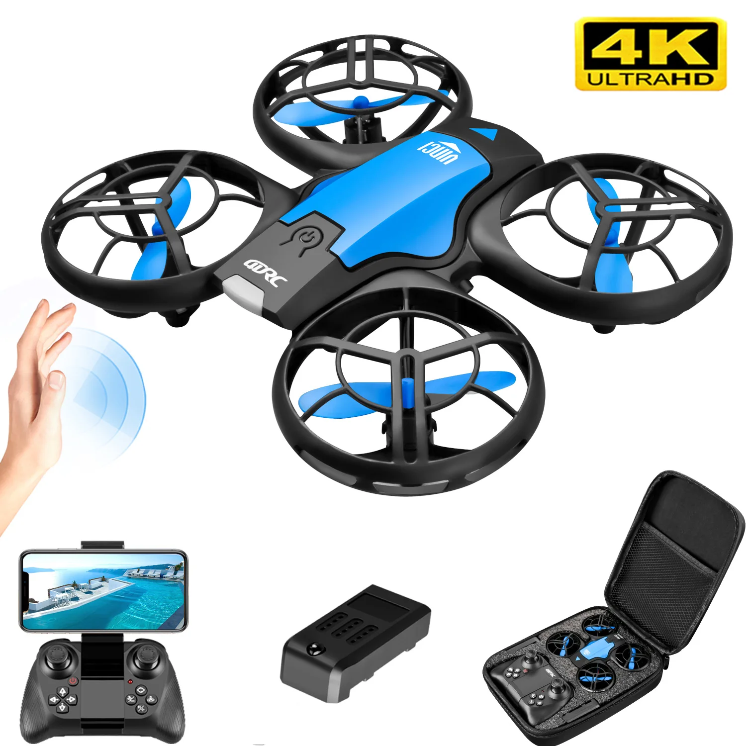 V8 New Mini Drone 4k professio - مراجعة Drone Camera 4K وسعره