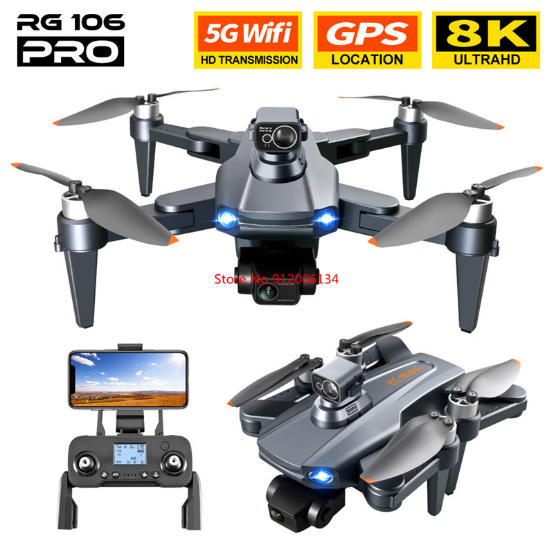 8K ESC Camera GPS Obstacle Avo - مراجعة Drone Camera With Gimbal وسعره