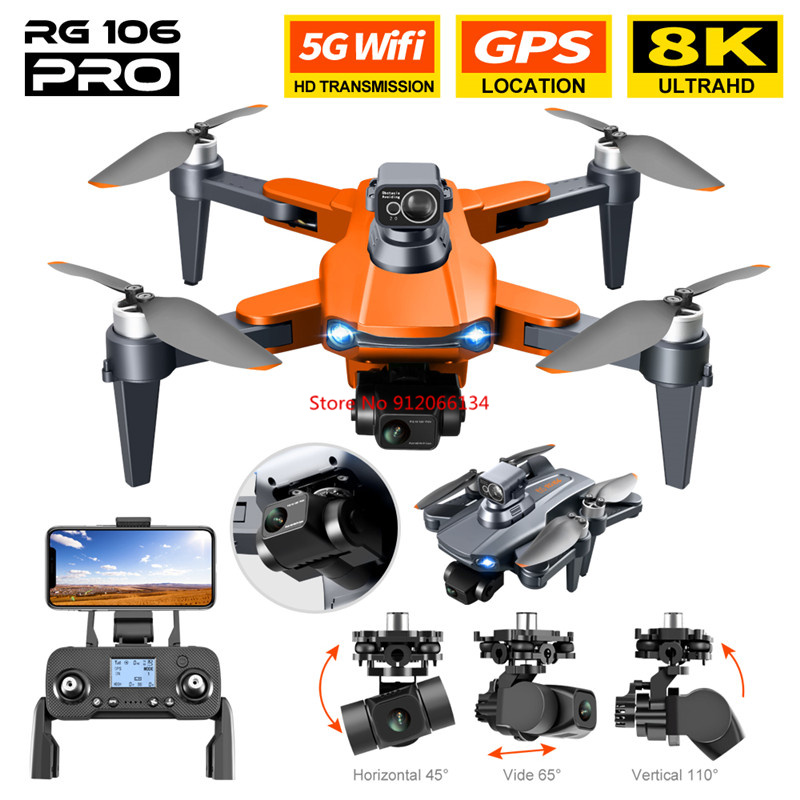 8K ESC Camera GPS Obstacle Avo - مراجعة Drone Camera With Gimbal وسعره