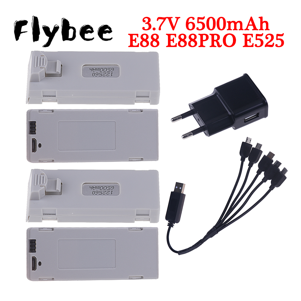 Original E88 Battery 3.7V 6500 - مراجعة Drone Camera Hd وسعره