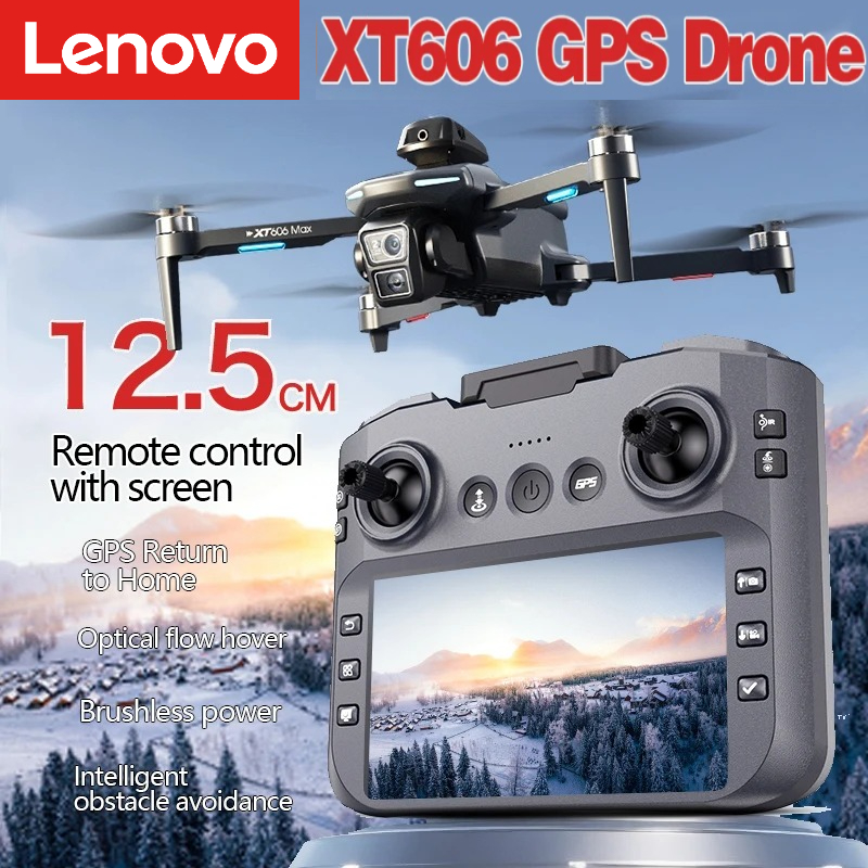 Lenovo XT606 MAX GPS Drone 4k  - مراجعة Drone Camera Thermal وسعره