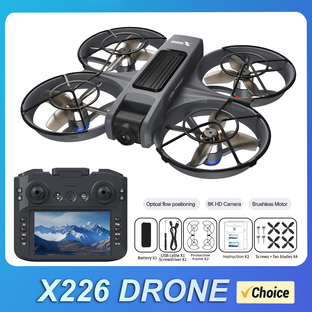 NEW X226 RC Drone 2.4G 5G WIFI - مراجعة Drone Camera 4K وسعره