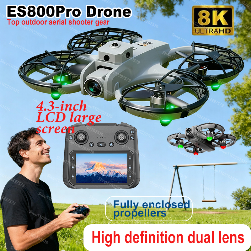 New ES800Pro Drone WIFI GPS 8K - مراجعة Drone Camera Vlog وسعره