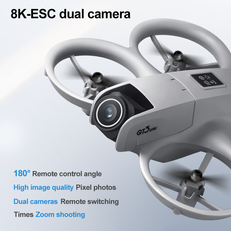 New GT3 Mini RC Drone 8K 5G Ae - مراجعة Drone Camera Hd وسعره
