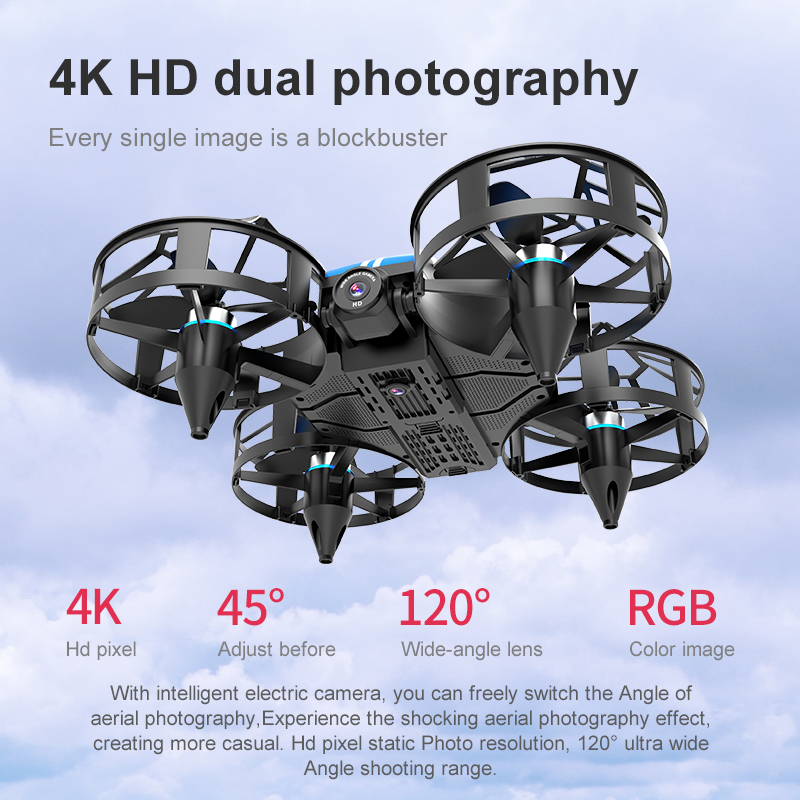 NEW Mini Drone 812PRO professi - مراجعة Drone Camera With Gimbal وسعره