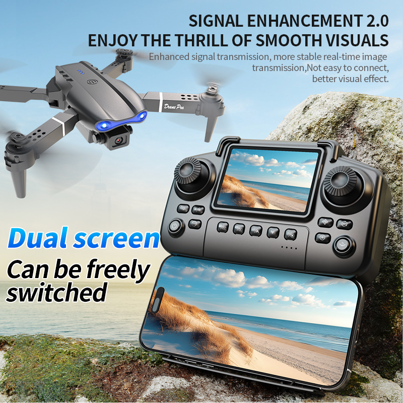 E99 PRO Drone Screen Control A - مراجعة Drone Camera Hd وسعره