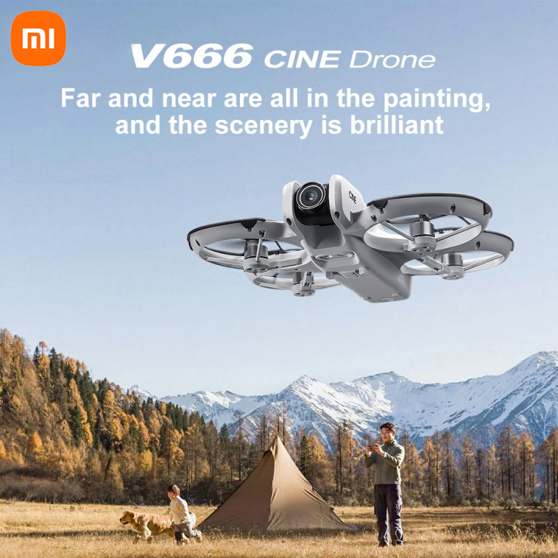 Xiaomi V666 Drone 8K Aerial HD - مراجعة Drone Camera With Gimbal وسعره
