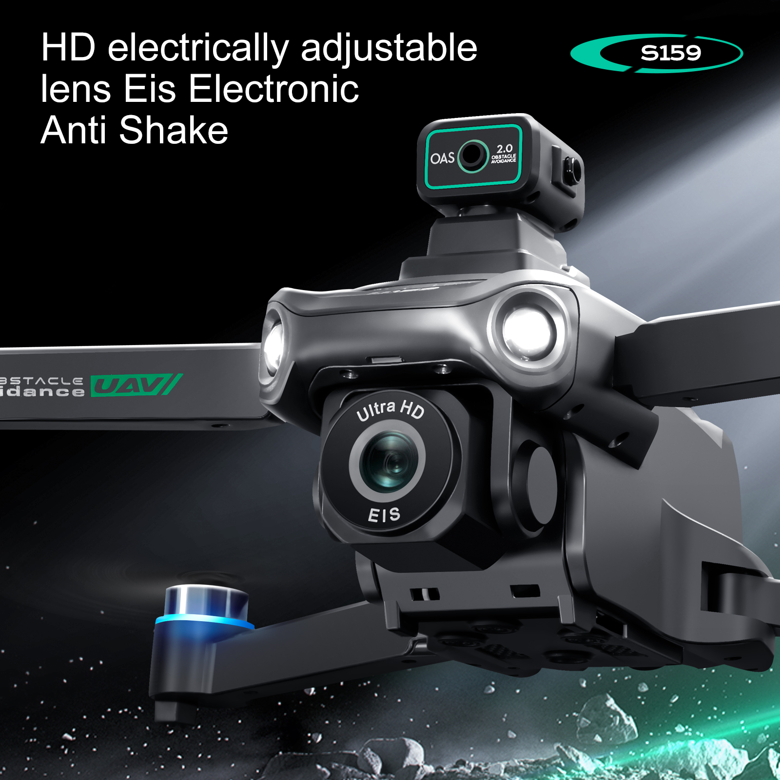 S159 GPS Drone 4K Profesional  - مراجعة Drone Camera Night Vision وسعره