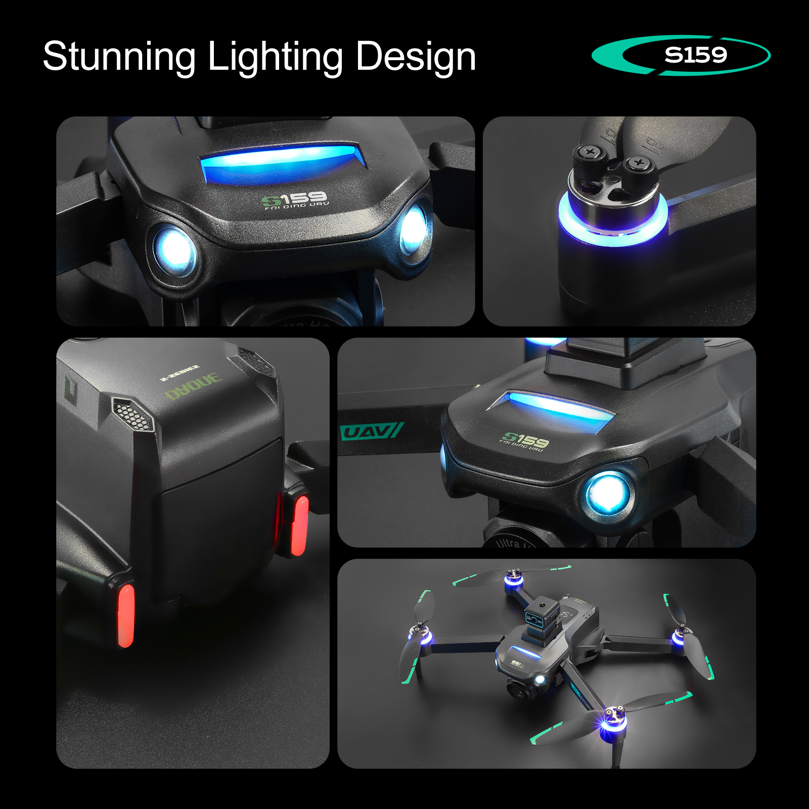 S159 GPS Drone 4K Profesional  - مراجعة Drone Camera Night Vision وسعره
