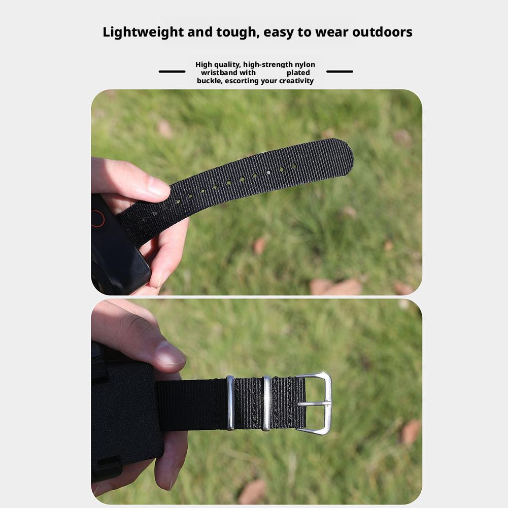 For DJI Nano Wrist Strap Brack - مراجعة Drone Camera Case وسعره